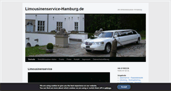 Desktop Screenshot of limousinenservice-hamburg.de