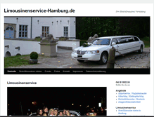 Tablet Screenshot of limousinenservice-hamburg.de